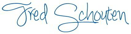 Handtekening Fred Schouten