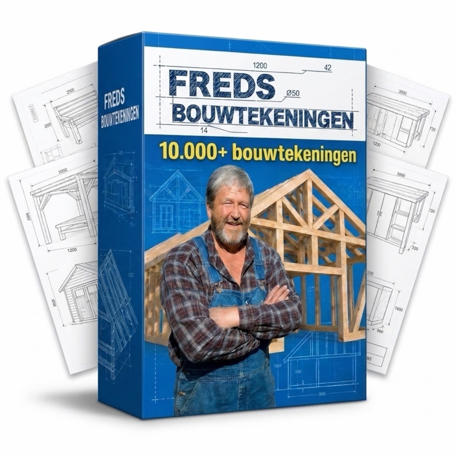 Fred's Bouwtekeningen Pakket: 10.000+ bouwtekeningen (digitaal)